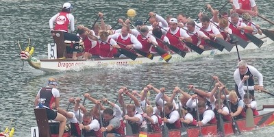 Drachenboot-DM: Höchstleistungen auf der Regattabahn in Duisburg