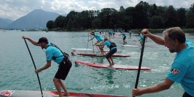 SUP Terrassenhof-Cup am Tegernsee – Dramatik pur im Sprint Race, Weber schlägt Bartl