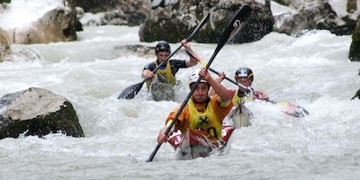 Wildwasser JWM in Lofer - Teamgold für Deutschland - Marcel Paufler Doppelweltmeister