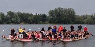 5. Drachenbootregatta auf dem Wisseler See