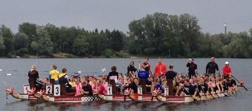 5. Drachenbootregatta auf dem Wisseler See