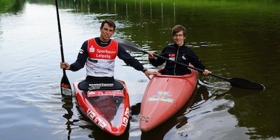 Kanute gegen Läufer - Jan Benzien vs. Jakob Stiller
