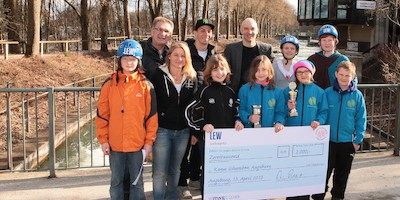 Kanu Schwaben Augsburg prämiert – 2.000  Euro für Nachwuchsarbeit