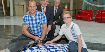 Blau-Weiss Köln erhält durch Max Hoff Prämie der Sparkasse KölnBonn