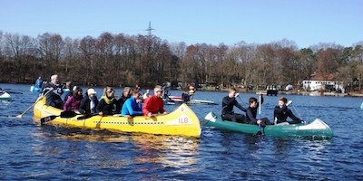 Gemeinsames Anpaddeln in Potsdam läutet das Frühjahr ein