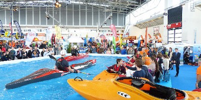 Wildwasserrennsport präsentiert sich auf der FREE in München
