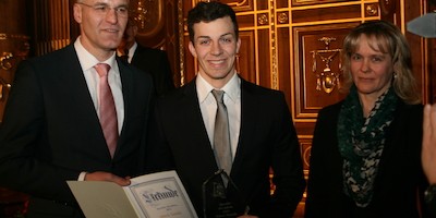 Sportlerehrung in Augsburg - Vier Kanuten vorne mit dabei