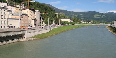 Paddeln für eine frei fließende Salzach