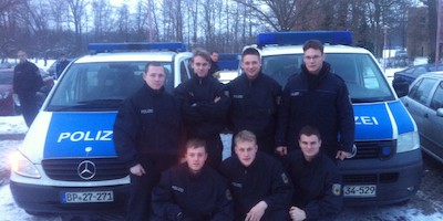 DKV-Athleten „mit Blaulicht“ ans Ziel der Bundespolizei-Ausbildungsetappe