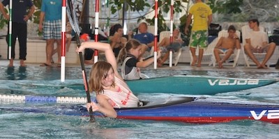 Heißer Kanu-Slalom Saisonausklang im Geraer Hofwiesenbad