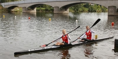 Der Brandenburger Kanunachwuchs paddelt allen davon