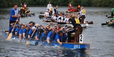 Saisonausklang für die Drachenbootfahrer auf der Saar