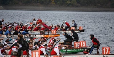 Langstreckenregatta auf der Bleilochtalsperre
