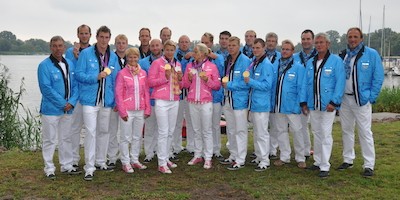 Empfang der Olympiamannschaft bei den Deutschen Meisterschaften im Kanu-Rennsport