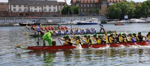 Ob kreativ kostümiert oder bestens trainiert - dabei sein ist alles beim 7. Heidelberger Drachenboot-Cup