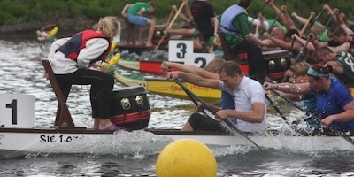 13. Drachenbootregatta im Innenhafen Duisburg