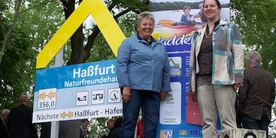 Wasserwandern auf dem Main  - Gelbe Welle begleitet Wassertouristen in Franken