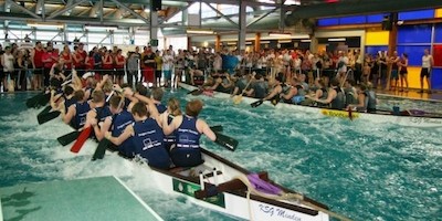8. Mindener Drachenboot-Indoor-Cup großer Erfolg