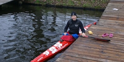 Katrin Wagner-Augustin wieder täglich auf dem Wasser