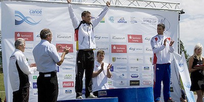 Jan Benzien holt Silber beim Heimweltcup in Markkleeberg