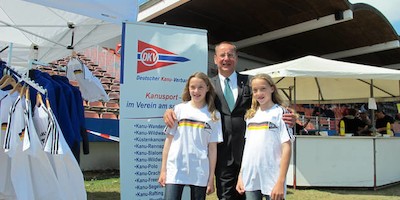 DKV-Fan-Shirt "Kanu-Team Deutschland" feierte in Duisburg Premiere