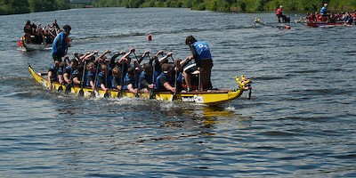 Spannende Drachenbootrennen bei der Undine Saarlouis