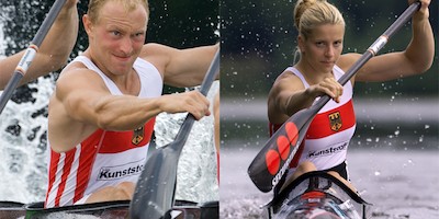 Fanny Fischer und Norman Bröckl im Sporthilfe-Modell ElitePlus