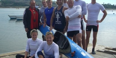 Training unter südlicher Sonne, Surfski-Erlebnis und „freier Fall“