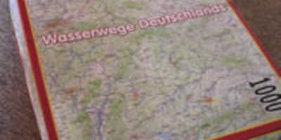 Gewässerkarte als Puzzle