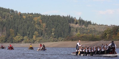 2. Drachenboot-Langstreckenrennen an der Bleilochtalsperre
