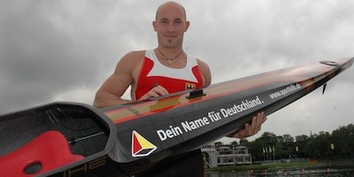 Olympiasieger Rauhe paddelt für „Dein Name für Deutschland“