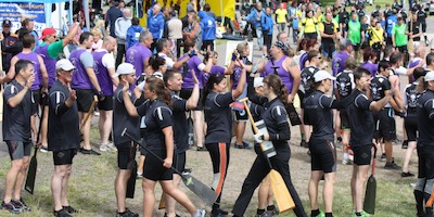 Offenes Drachenbootrennen in Saarbrücken