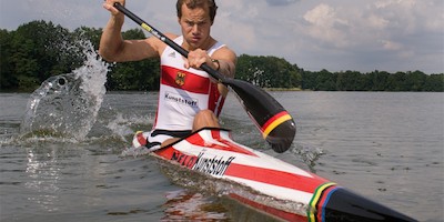 Kölsche Jong zu Hause beim Kanusprint