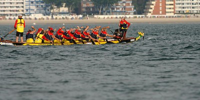 Nordseetour im Drachenboot