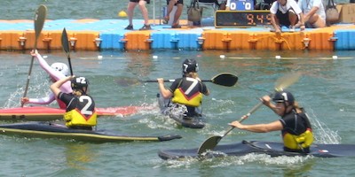 Vorrundenspiele für deutsche Kanu-Polo Damen in Taiwan