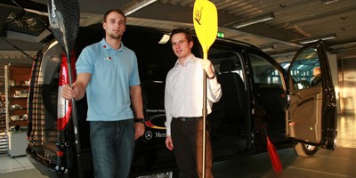 Einen Mercedes für die Kanu-Schwaben