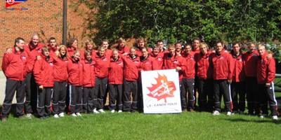 Mannschaftsfoto der Kanu-Polo-Nationalmannschaft