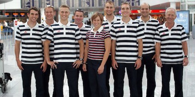 Kanu-Slalom-Spezialisten die Ersten im Olympischen Dorf