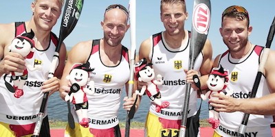 WM Montemor: Herren-K4 holt das vierte Gold in den olympischen Disziplinen