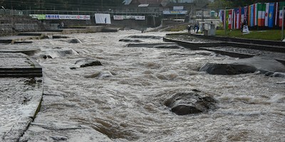 Zweiter Finaltag beim Weltcup in Tacen wegen Hochwasser abgesagt 