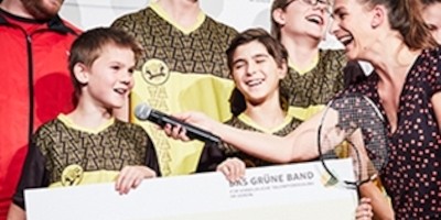 Das „Grüne Band“ belohnt Talent- förderung mit 5.000 Euro für Sportvereine 