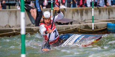 Franz Anton auf dem Weg zu seinen zweiten Olympischen Spielen
