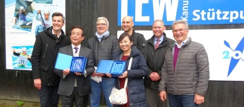 Japan zu Besuch am Eiskanal
