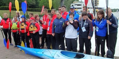 Special-Olympics Demo-Rennen in Poznan