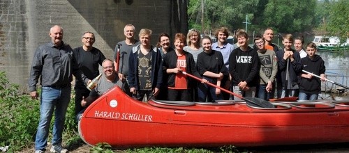 Canadiertaufe beim Bad Honnefer Kanu Club