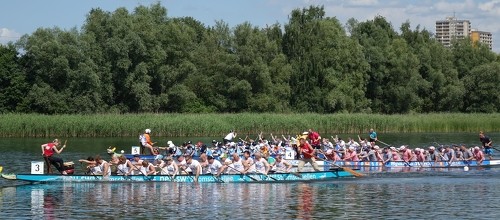 Wassersport-Spektakel am Reitbahnsee