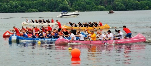 Buntes Treiben auf dem Templiner See und dem Sportpark Luftschiffhafen