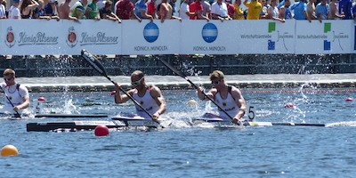 Sieben von neun Booten im Finale