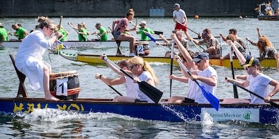 14. Drachenbootcup auf dem Neckar