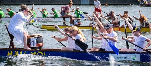 14. Drachenbootcup auf dem Neckar